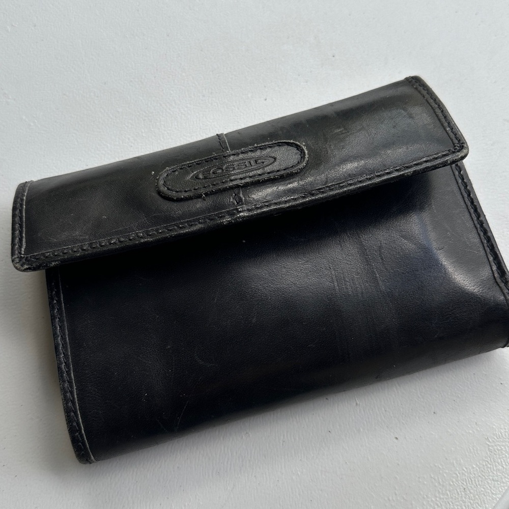 Fossil Classic Black Leather Wallet